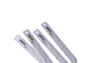 Метални мерителни линии, предназначени за точно смесване на всички продукти.