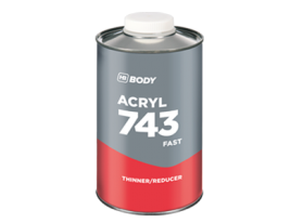 Special thinner (reducer) FAST used for the dilution of 2K acrylic high build primers and 2K acrylic topcoats and basecoats.