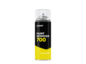 Transparent Paint Remover suitable for the removal of any coating (stone chip, primers, paints, clear coats) and latex materials from all metal and plastic surfaces.