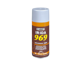Fast drying anticorrosive primer applied over metal and wooden surfaces.