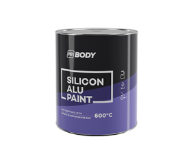 Σιλικονούχο χρώμα με αλουμίνιο για τη βαφή επιφανειών που εκτίθενται σε υψηλές θερμοκρασίες.
